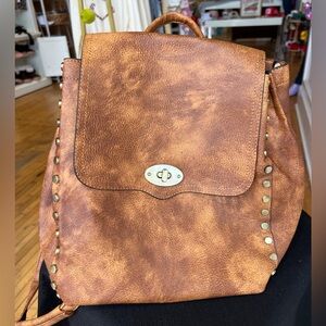 Vegan Leather Backpack